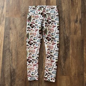 Home Alone Print Handmade Casual Leggings